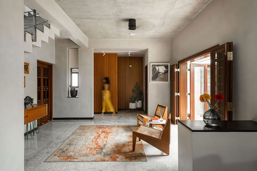 The Weathered House Design - interior natural lighting