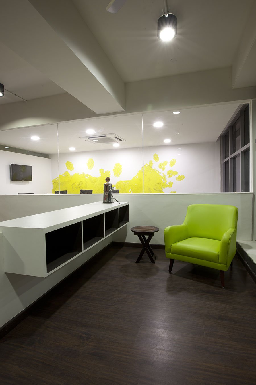  White Canvas Office interiors - vibrant furniture