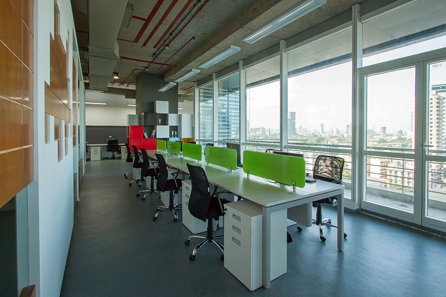 Advertising agency Mumbai - unique work area design