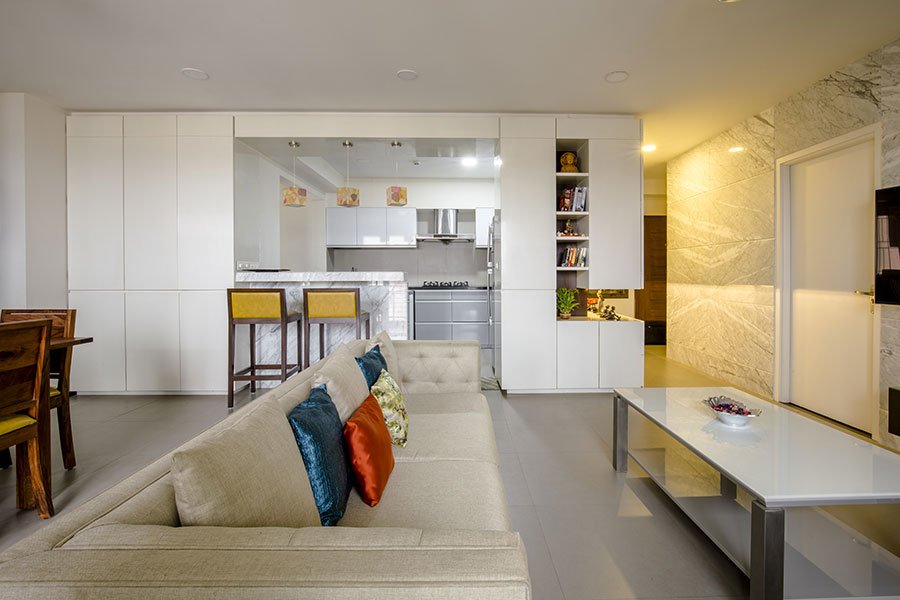 apartment interior design - living space