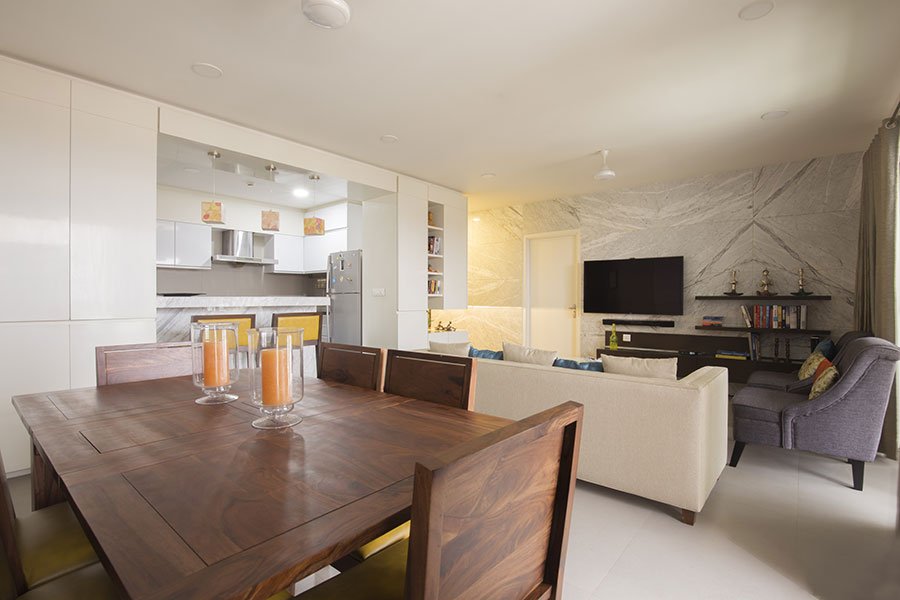 apartment interior design - dining space