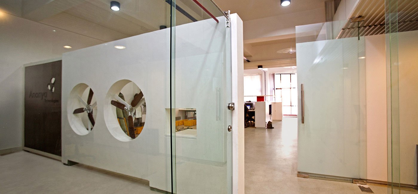 Ananya Technologies - award winning work space design from kamat & Rozario