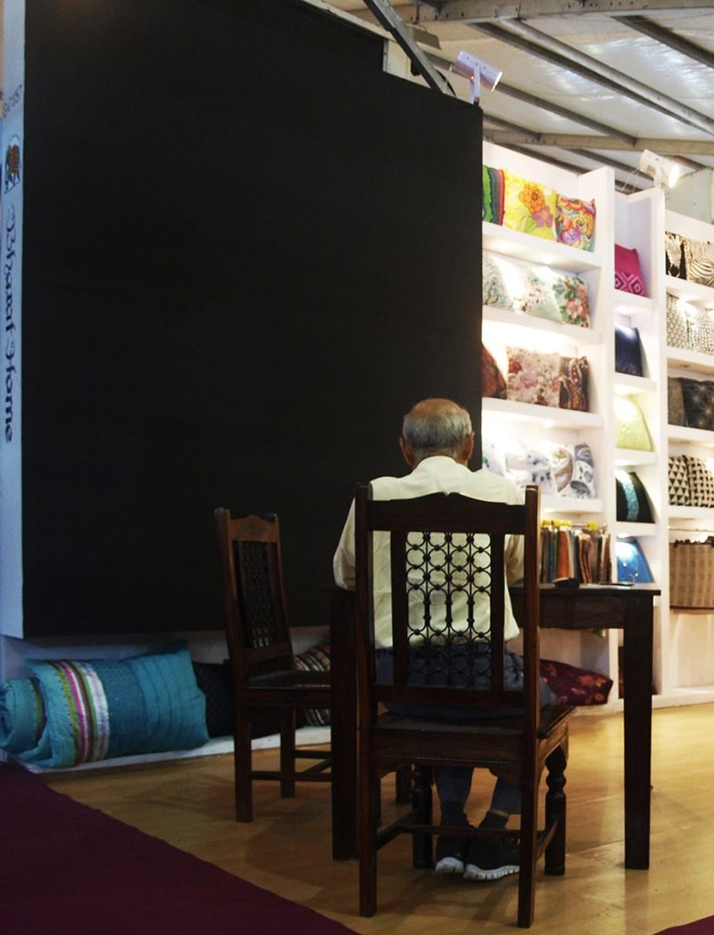 B Silks Exhibition Stall 