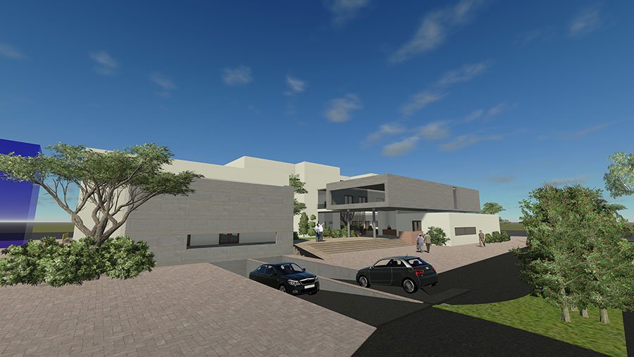 POV of an upcoming Church complex design