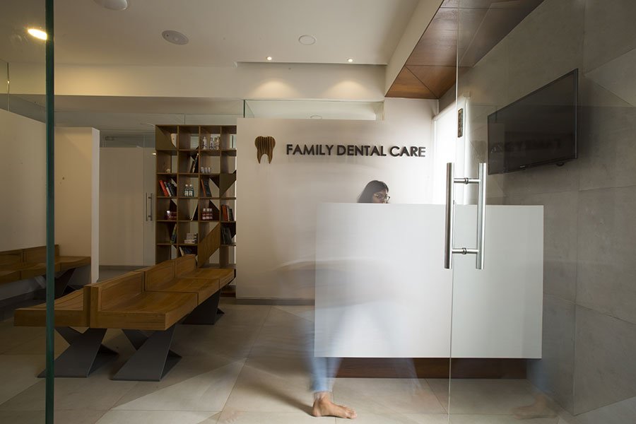 Dental Clinic Interior Design - Reception area