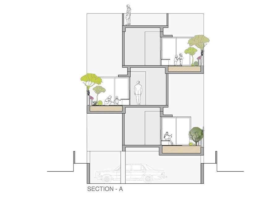 Apartment plan layout