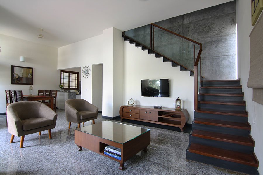 Abundant natural light - living room space - Residential House Design 