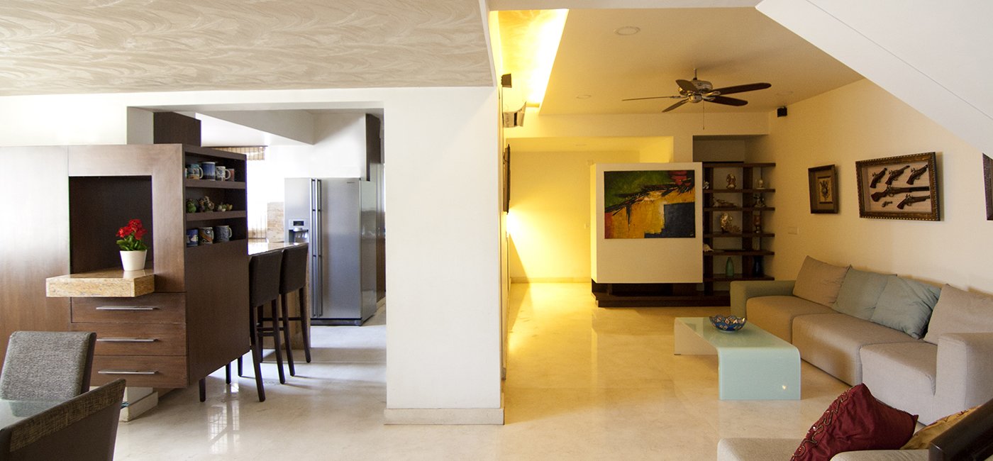 Penthouse architecture of Kumar Penthouse by Kamat & Rozario