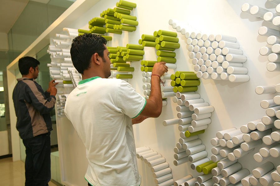 creative expressions on the Can wall