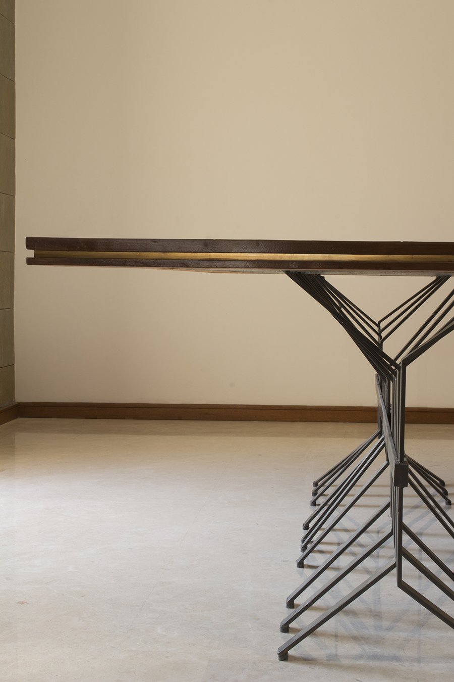 Unique design Dining table pitched house design