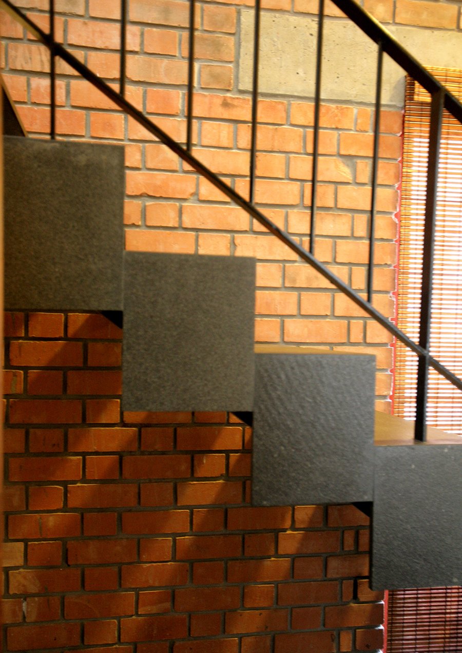Stairwell unit design elements - Sharma house