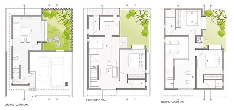 Floor plan - Stack House