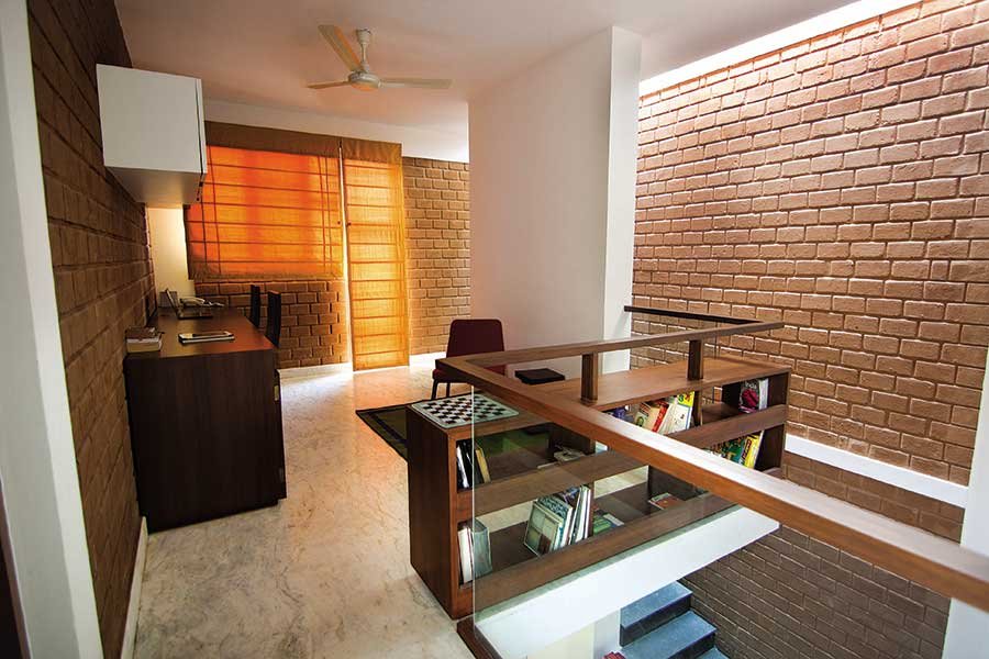 First floor landing - stack house design