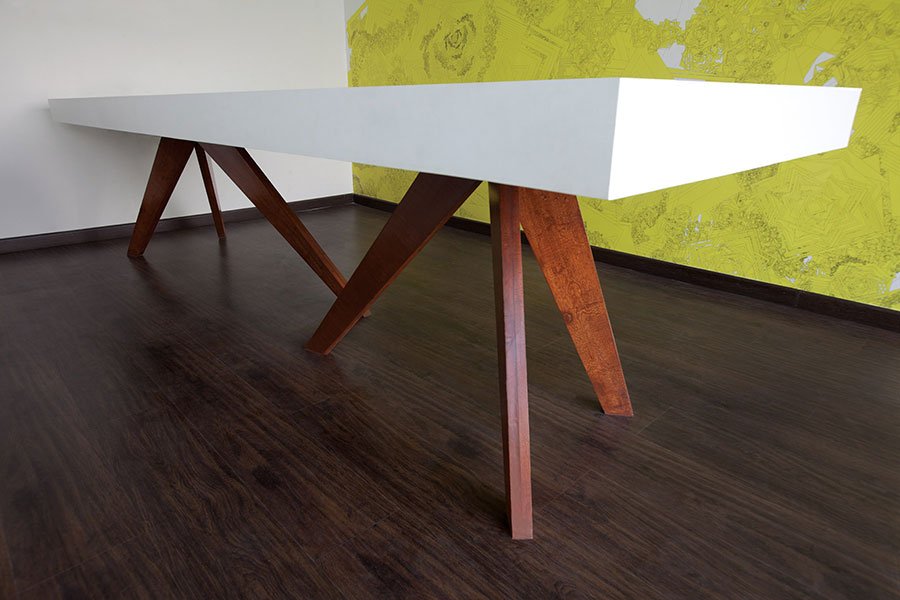 Multi-functional table design by Kamat & Rozario