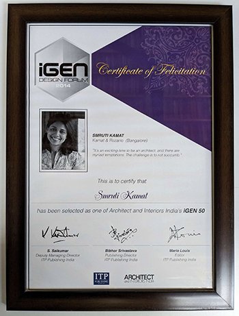 Architect Interiors India iGen 2014