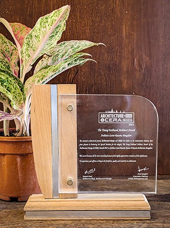 Architecture+Design and Cera Awards 2014 Special Mention- Young Enthused Architect Award